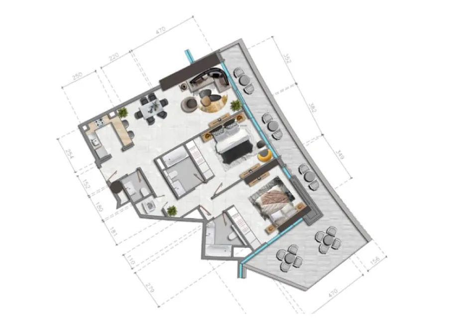 Bed Layout