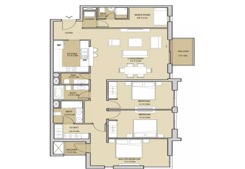 Bed Layout