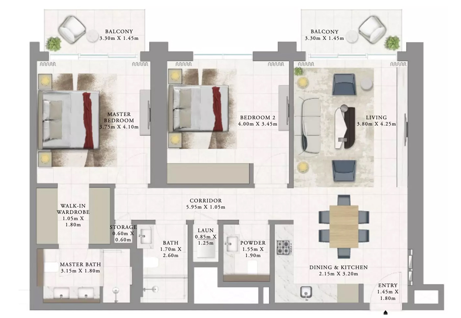 Bed Layout