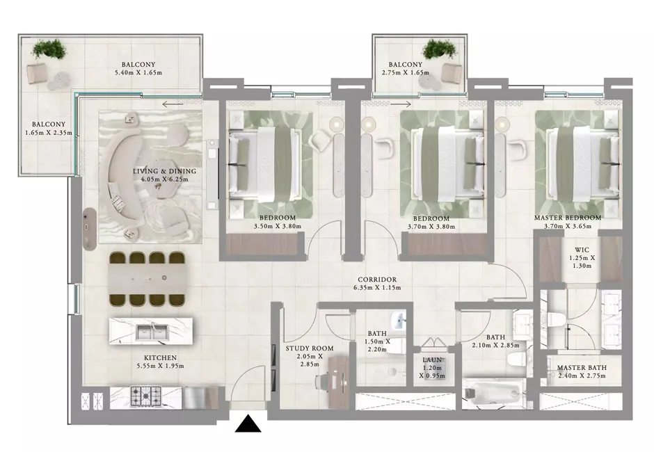 Bed Layout