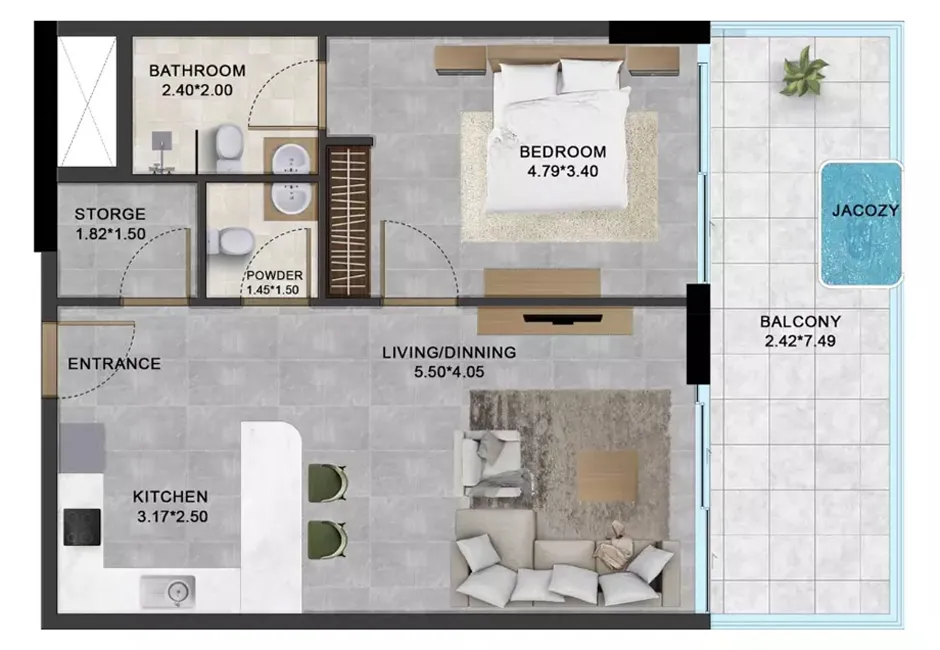 Bed Layout